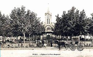 Fouka - eglise et Place Bugeaud